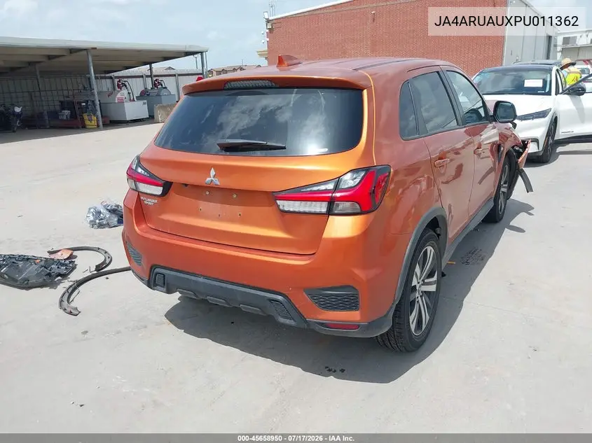2023 Mitsubishi Outlander Sport 2.0 Es Awc/2.0 Le Awc/2.0 Ralliart Awc/2.0 S Awc/2.0 Se Awc VIN: JA4ARUAUXPU011362 Lot: 45658950
