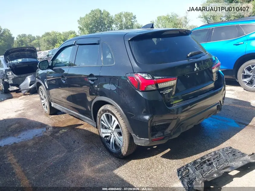2023 Mitsubishi Outlander Sport 2.0 Es Awc/2.0 Le Awc/2.0 Ralliart Awc/2.0 S Awc/2.0 Se Awc VIN: JA4ARUAU1PU010407 Lot: 45665402