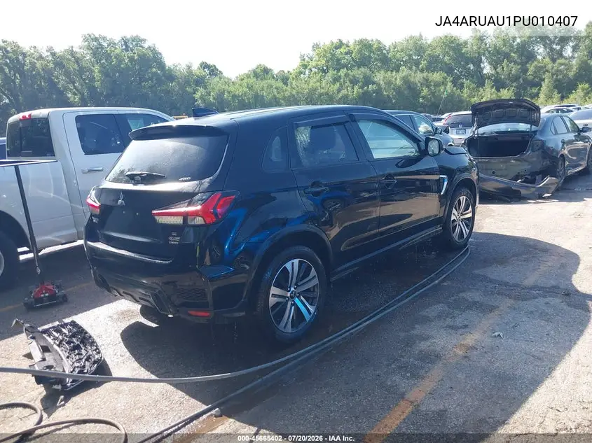 2023 Mitsubishi Outlander Sport 2.0 Es Awc/2.0 Le Awc/2.0 Ralliart Awc/2.0 S Awc/2.0 Se Awc VIN: JA4ARUAU1PU010407 Lot: 45665402