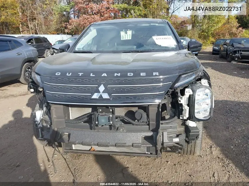 JA4J4VA88RZ022731 2024 Mitsubishi Outlander Se 2.5