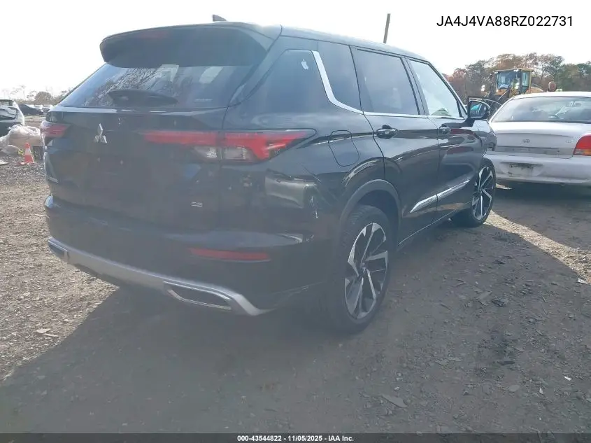JA4J4VA88RZ022731 2024 Mitsubishi Outlander Se 2.5