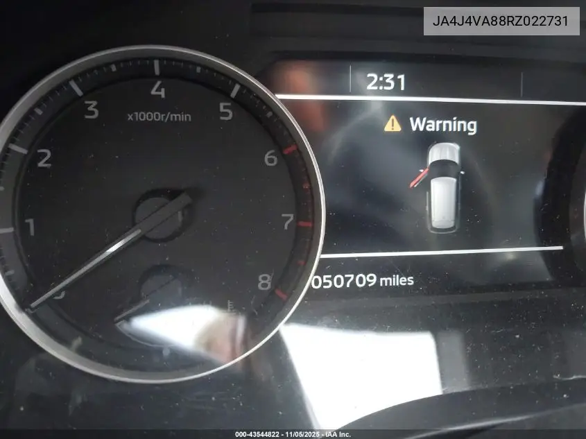 JA4J4VA88RZ022731 2024 Mitsubishi Outlander Se 2.5