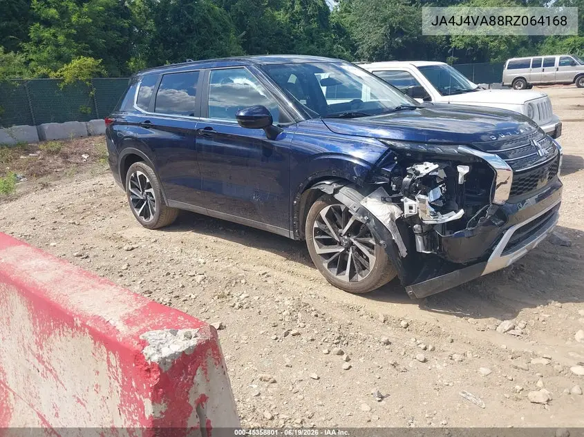 2024 Mitsubishi Outlander Se 2.5 S-Awc VIN: JA4J4VA88RZ064168 Lot: 45358801