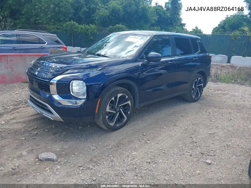 2024 Mitsubishi Outlander Se 2.5 S-Awc VIN: JA4J4VA88RZ064168 Lot: 45358801