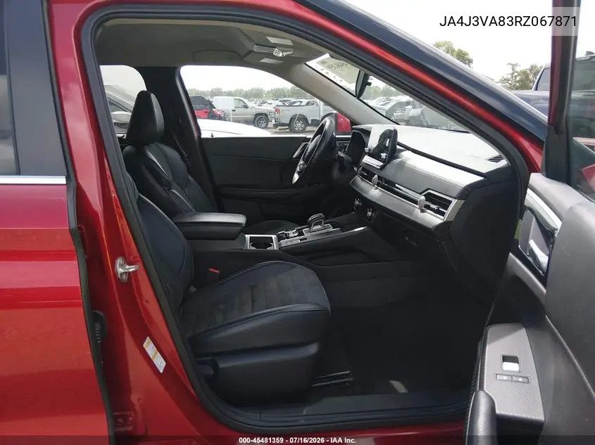 2024 Mitsubishi Outlander Se 2.5 2Wd/Se Black Edition S-Awc/Se Black Edition W/Pano Roof S-Awc VIN: JA4J3VA83RZ067871 Lot: 45481359