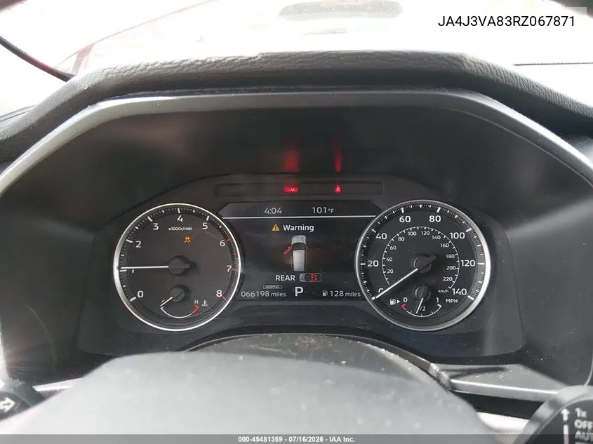 2024 Mitsubishi Outlander Se 2.5 2Wd/Se Black Edition S-Awc/Se Black Edition W/Pano Roof S-Awc VIN: JA4J3VA83RZ067871 Lot: 45481359