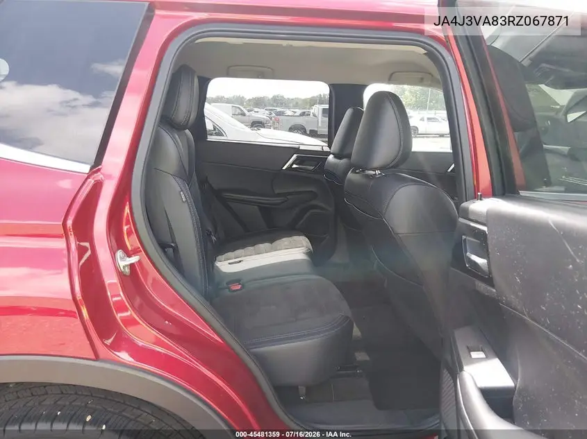 2024 Mitsubishi Outlander Se 2.5 2Wd/Se Black Edition S-Awc/Se Black Edition W/Pano Roof S-Awc VIN: JA4J3VA83RZ067871 Lot: 45481359