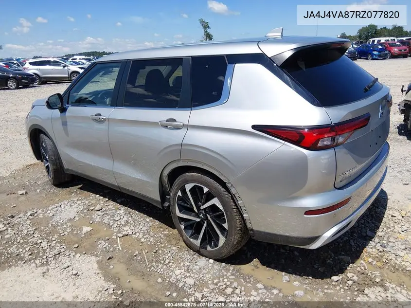 2024 Mitsubishi Outlander Se 2.5 S-Awc/Se Black Edition S-Awc/Se Black Edition W/Pano Roof S-Awc/Se Ralliart S-Awc VIN: JA4J4VA87RZ077820 Lot: 45542878
