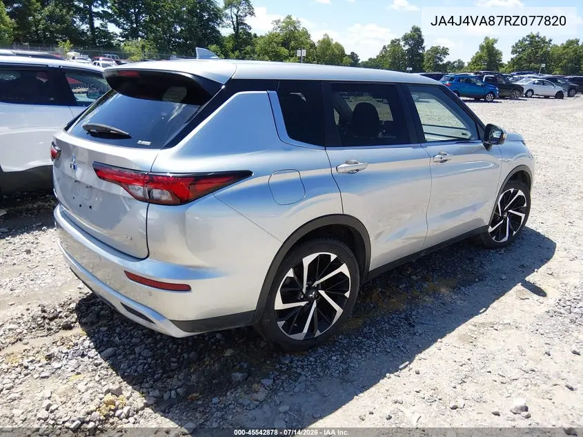 2024 Mitsubishi Outlander Se 2.5 S-Awc/Se Black Edition S-Awc/Se Black Edition W/Pano Roof S-Awc/Se Ralliart S-Awc VIN: JA4J4VA87RZ077820 Lot: 45542878