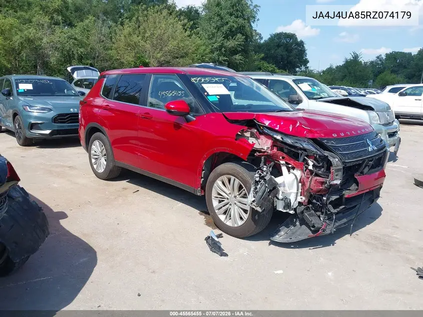 2024 Mitsubishi Outlander Es 2.5 S-Awc VIN: JA4J4UA85RZ074179 Lot: 45565455