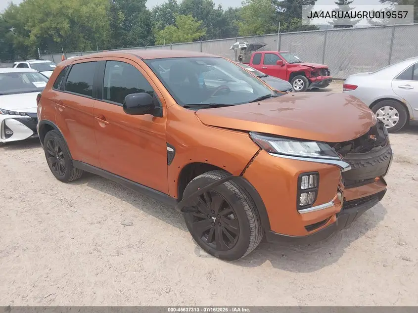 2024 Mitsubishi Outlander Sport 2.0 Es Awc/2.0 Le Awc/2.0 Ralliart Awc/2.0 S Awc/2.0 Se Awc/2.0 Trail Edition Awc VIN: JA4ARUAU6RU019557 Lot: 45637313