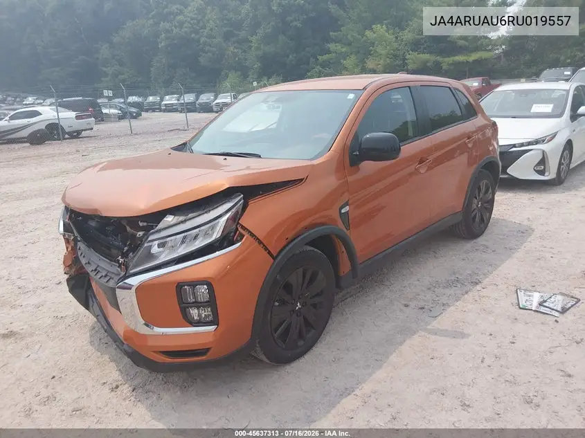 2024 Mitsubishi Outlander Sport 2.0 Es Awc/2.0 Le Awc/2.0 Ralliart Awc/2.0 S Awc/2.0 Se Awc/2.0 Trail Edition Awc VIN: JA4ARUAU6RU019557 Lot: 45637313