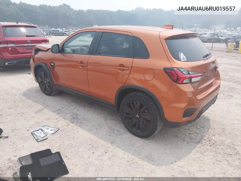 2024 Mitsubishi Outlander Sport 2.0 Es Awc/2.0 Le Awc/2.0 Ralliart Awc/2.0 S Awc/2.0 Se Awc/2.0 Trail Edition Awc VIN: JA4ARUAU6RU019557 Lot: 45637313