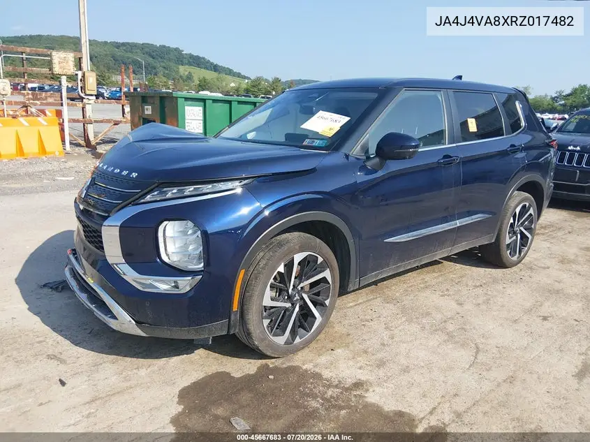 2024 Mitsubishi Outlander Se 2.5 S-Awc VIN: JA4J4VA8XRZ017482 Lot: 45667683