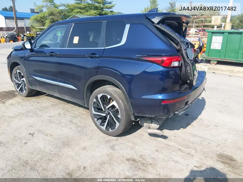 2024 Mitsubishi Outlander Se 2.5 S-Awc VIN: JA4J4VA8XRZ017482 Lot: 45667683