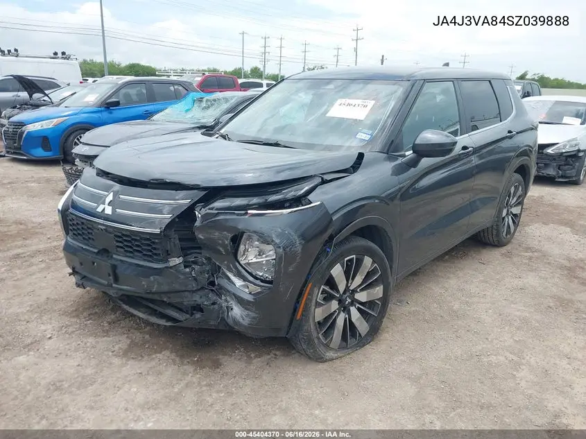 2025 Mitsubishi Outlander Se 2.5 2Wd VIN: JA4J3VA84SZ039888 Lot: 45404370