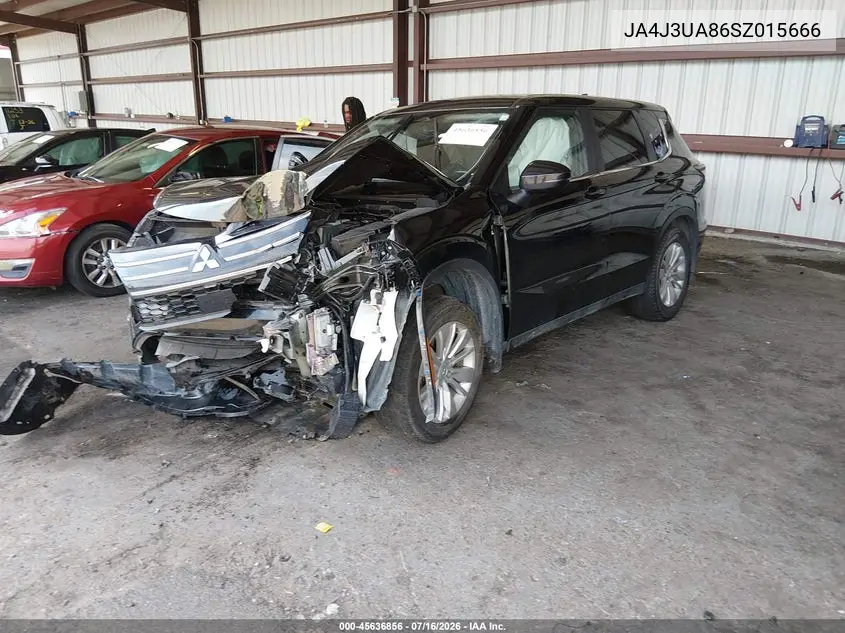 2025 Mitsubishi Outlander Es 2.5 2Wd VIN: JA4J3UA86SZ015666 Lot: 45636856