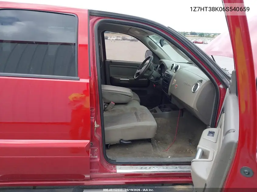 2006 Mitsubishi Raider Duro Cross V6 VIN: 1Z7HT38K06S540659 Lot: 45152333