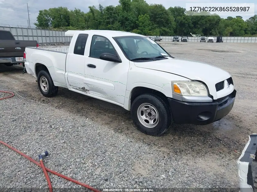 2006 Mitsubishi Raider Ls VIN: 1Z7HC22K86S528987 Lot: 45219372