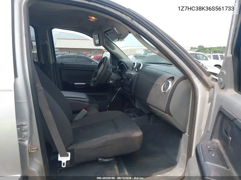 2006 Mitsubishi Raider Duro Cross V6 VIN: 1Z7HC38K36S561733 Lot: 45338198