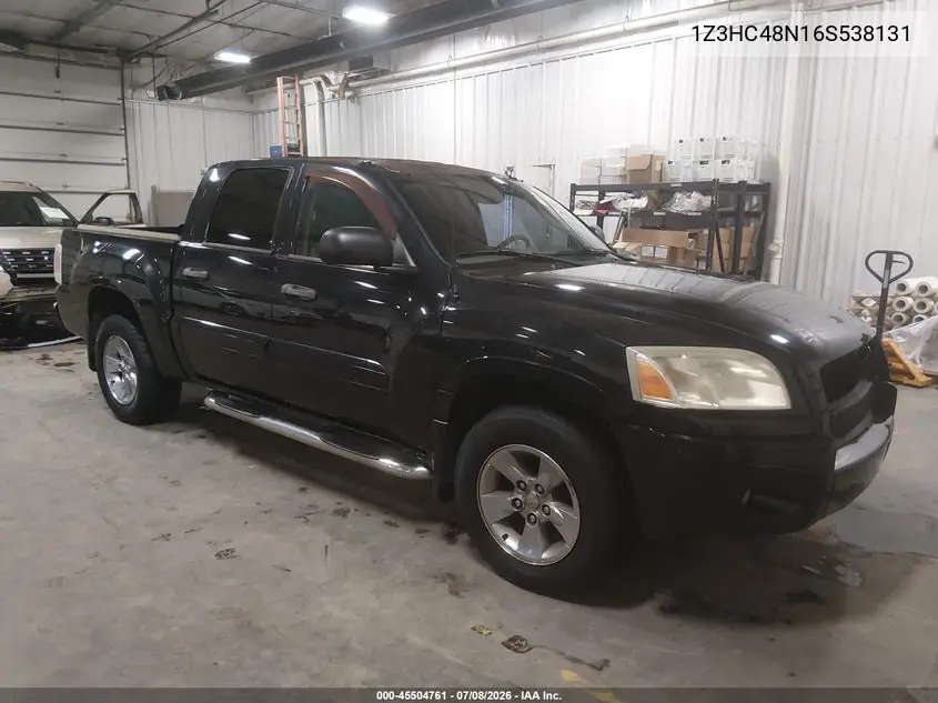 2006 Mitsubishi Raider Xls VIN: 1Z3HC48N16S538131 Lot: 45504761