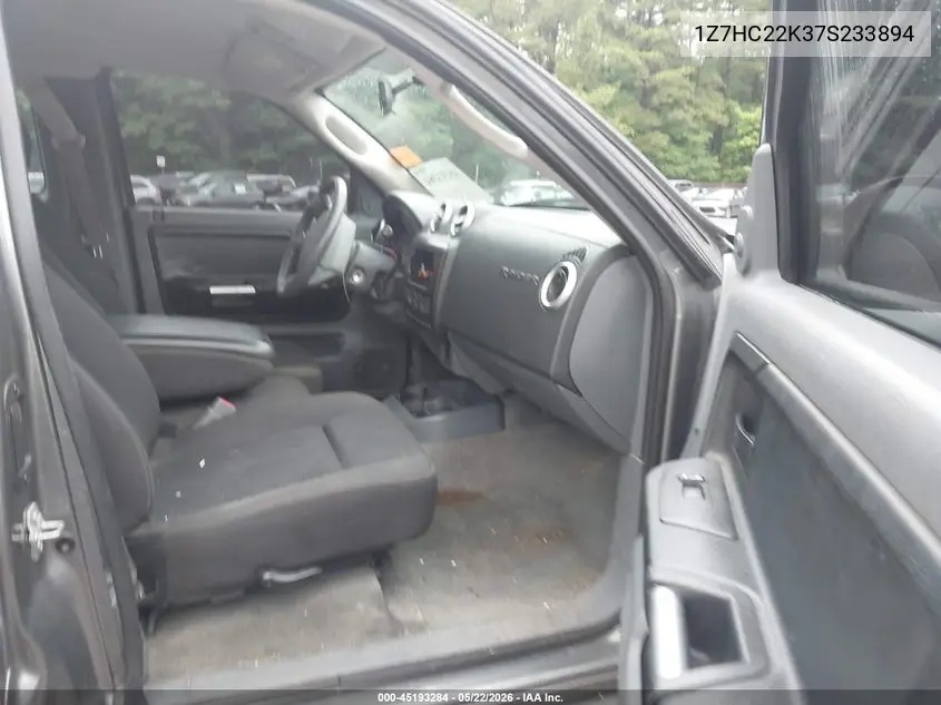 2007 Mitsubishi Raider Ls VIN: 1Z7HC22K37S233894 Lot: 45193284