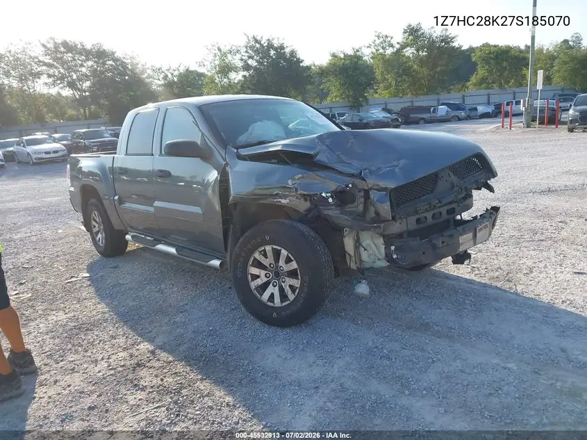 2007 Mitsubishi Raider Ls VIN: 1Z7HC28K27S185070 Lot: 45532913