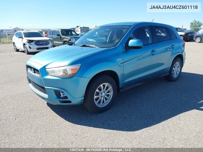 2012 Mitsubishi Rvr Se VIN: JA4AJ3AU4CZ601118 Lot: 12637414X