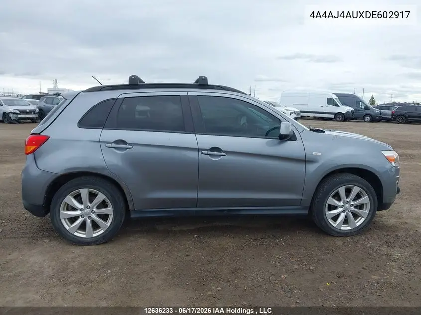 2013 Mitsubishi Rvr Gt VIN: 4A4AJ4AUXDE602917 Lot: 12636233x