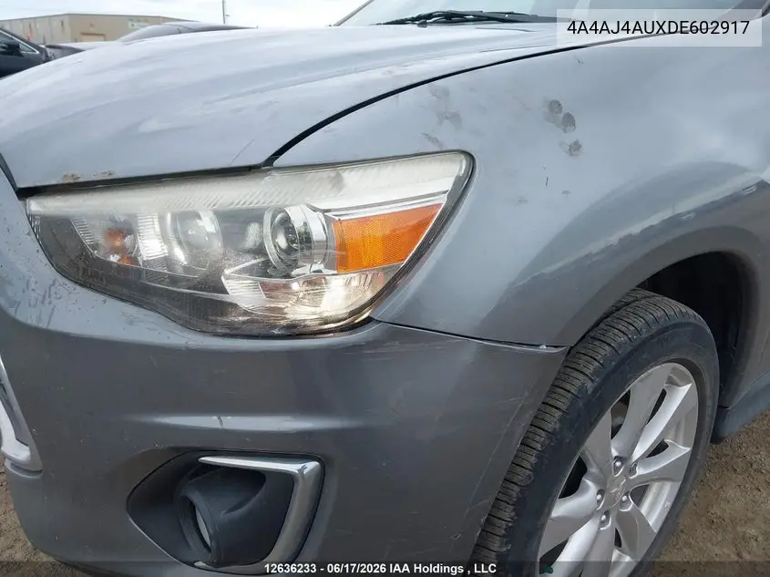 2013 Mitsubishi Rvr Gt VIN: 4A4AJ4AUXDE602917 Lot: 12636233x