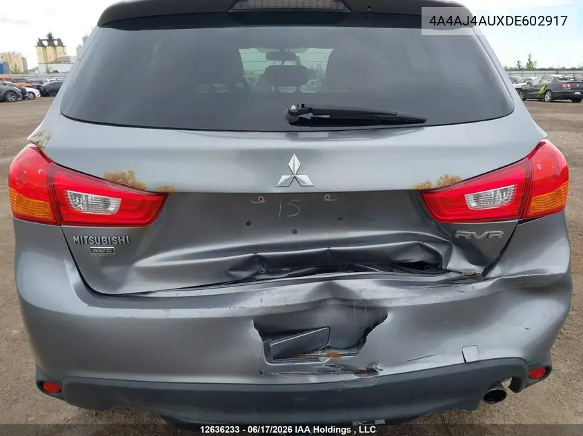 2013 Mitsubishi Rvr Gt VIN: 4A4AJ4AUXDE602917 Lot: 12636233x