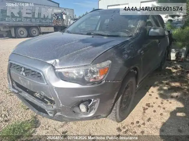 2014 Mitsubishi Rvr Gt VIN: 4A4AJ4AUXEE601574 Lot: 20264856