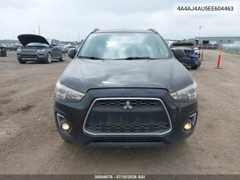 2014 Mitsubishi Rvr Gt VIN: 4A4AJ4AU5EE604463 Lot: 30094076