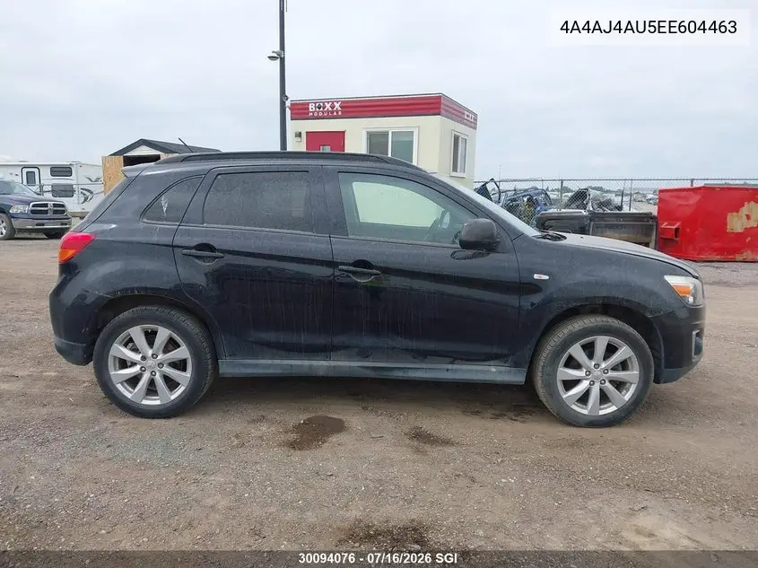 2014 Mitsubishi Rvr Gt VIN: 4A4AJ4AU5EE604463 Lot: 30094076