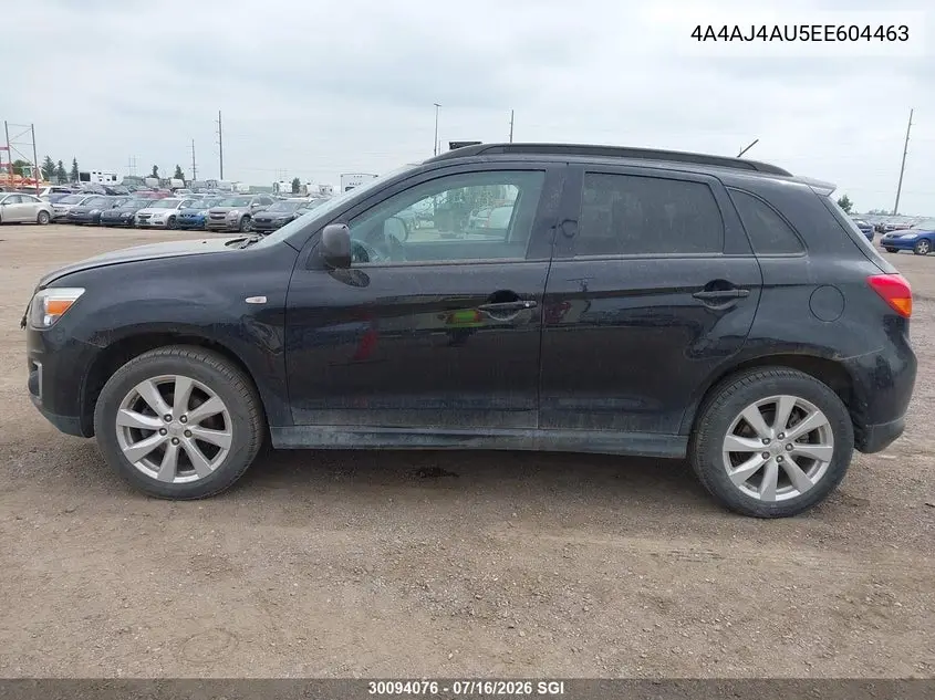 2014 Mitsubishi Rvr Gt VIN: 4A4AJ4AU5EE604463 Lot: 30094076