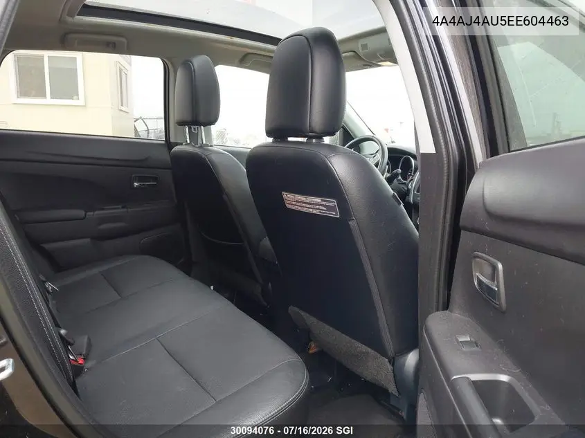 2014 Mitsubishi Rvr Gt VIN: 4A4AJ4AU5EE604463 Lot: 30094076