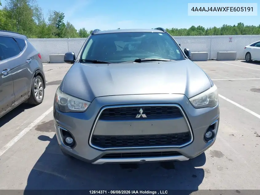 2015 Mitsubishi Rvr Gt VIN: 4A4AJ4AWXFE605191 Lot: 12614371