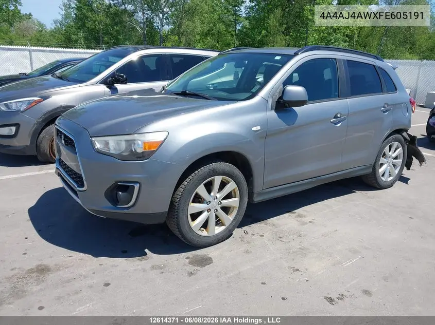 2015 Mitsubishi Rvr Gt VIN: 4A4AJ4AWXFE605191 Lot: 12614371