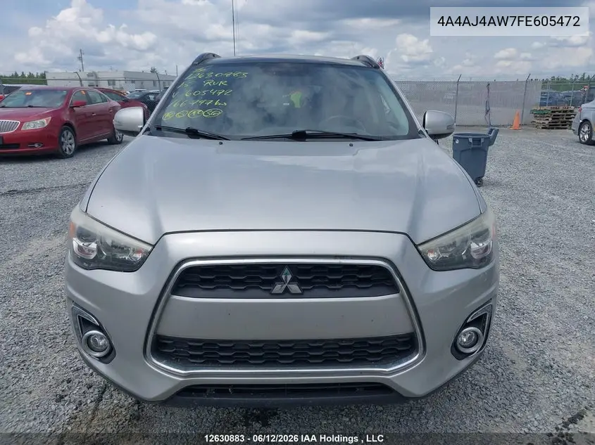 2015 Mitsubishi Rvr Gt VIN: 4A4AJ4AW7FE605472 Lot: 12630883