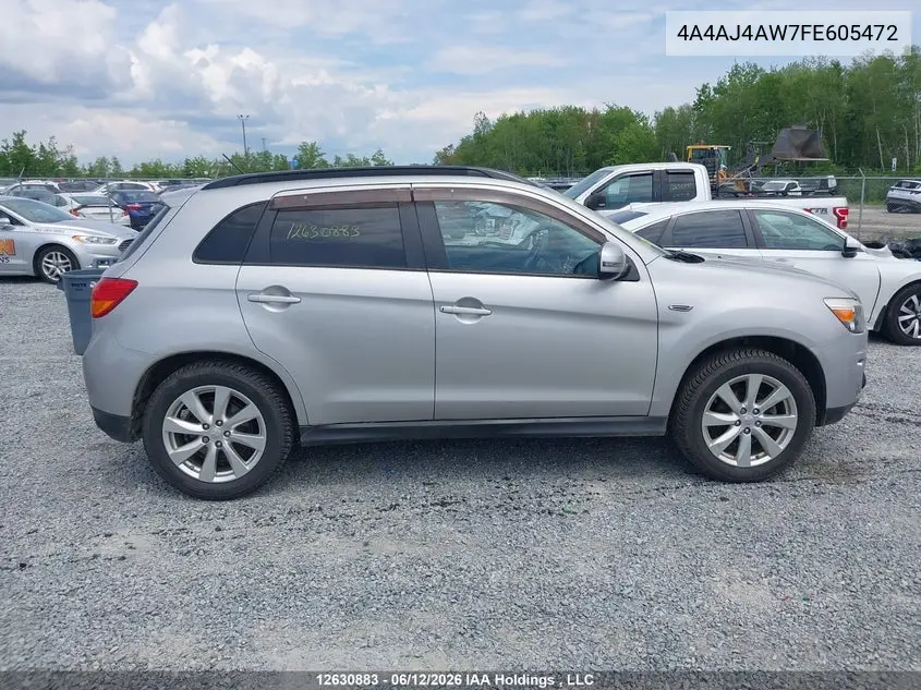 2015 Mitsubishi Rvr Gt VIN: 4A4AJ4AW7FE605472 Lot: 12630883