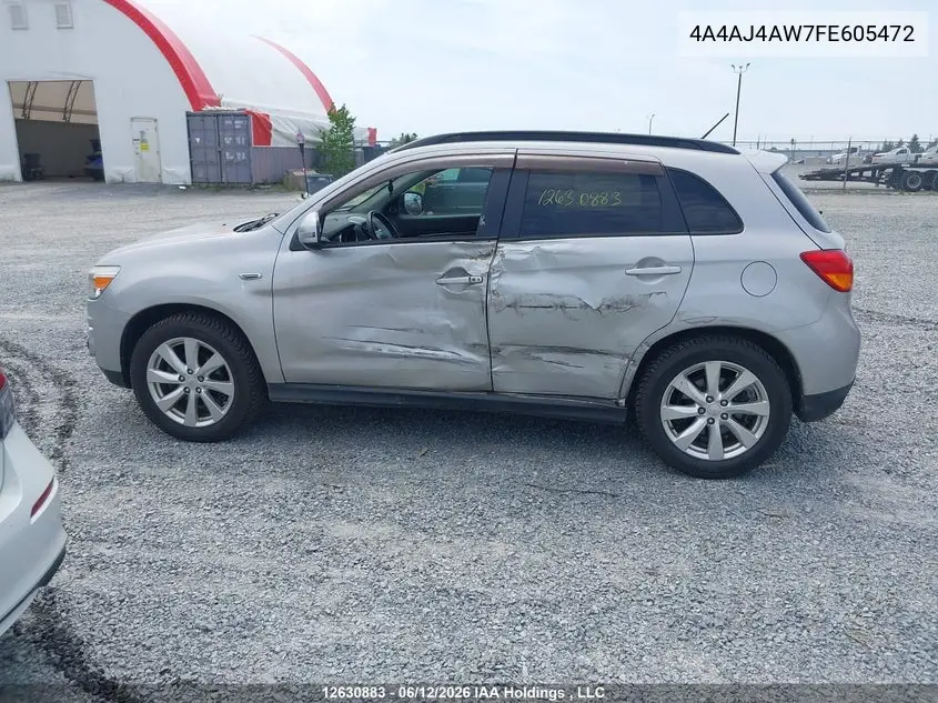 2015 Mitsubishi Rvr Gt VIN: 4A4AJ4AW7FE605472 Lot: 12630883