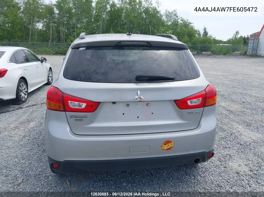 2015 Mitsubishi Rvr Gt VIN: 4A4AJ4AW7FE605472 Lot: 12630883