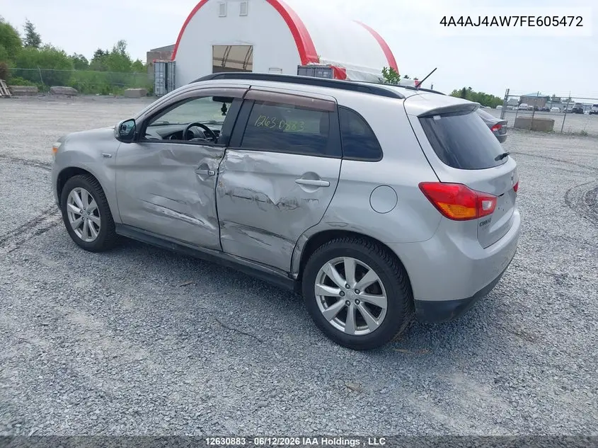 2015 Mitsubishi Rvr Gt VIN: 4A4AJ4AW7FE605472 Lot: 12630883