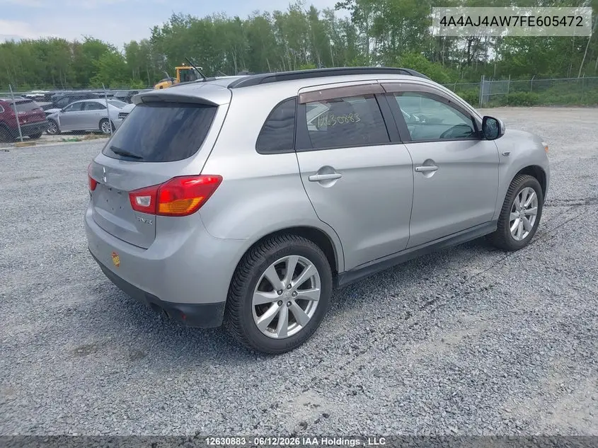 2015 Mitsubishi Rvr Gt VIN: 4A4AJ4AW7FE605472 Lot: 12630883