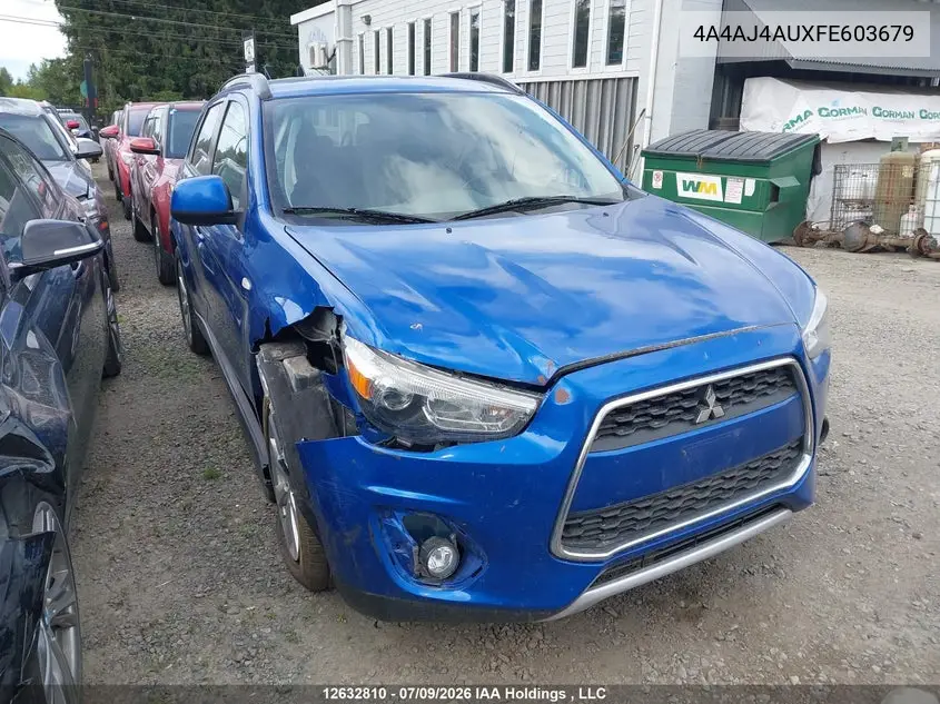 2015 Mitsubishi Rvr Gt/Se VIN: 4A4AJ4AUXFE603679 Lot: 12632810