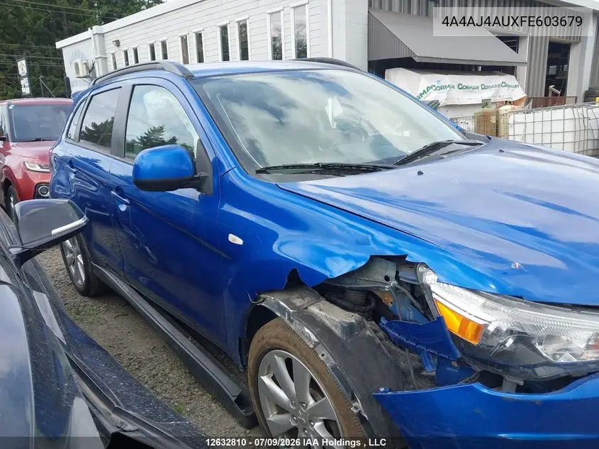 2015 Mitsubishi Rvr Gt/Se VIN: 4A4AJ4AUXFE603679 Lot: 12632810