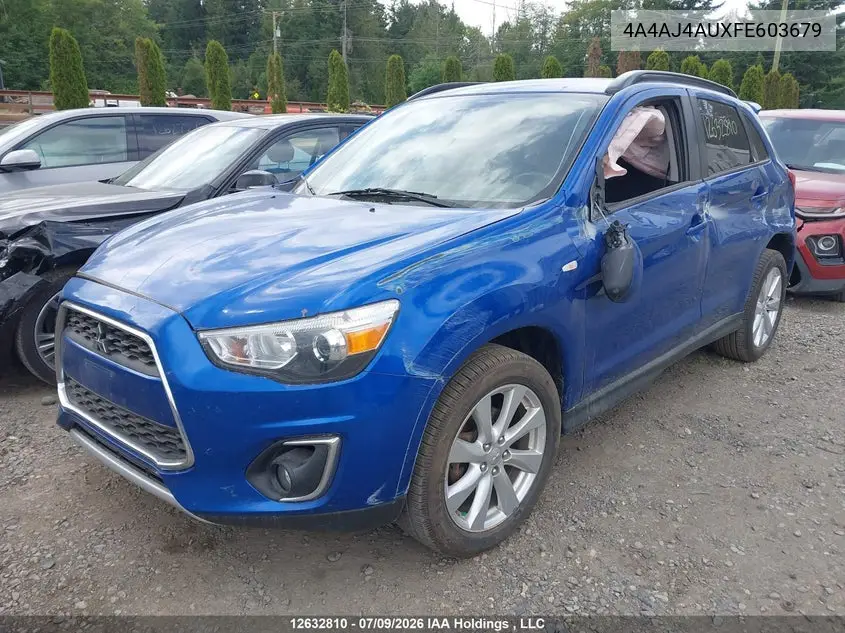 2015 Mitsubishi Rvr Gt/Se VIN: 4A4AJ4AUXFE603679 Lot: 12632810
