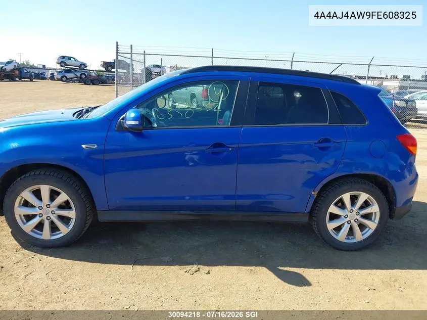 2015 Mitsubishi Rvr Gt VIN: 4A4AJ4AW9FE608325 Lot: 30094218