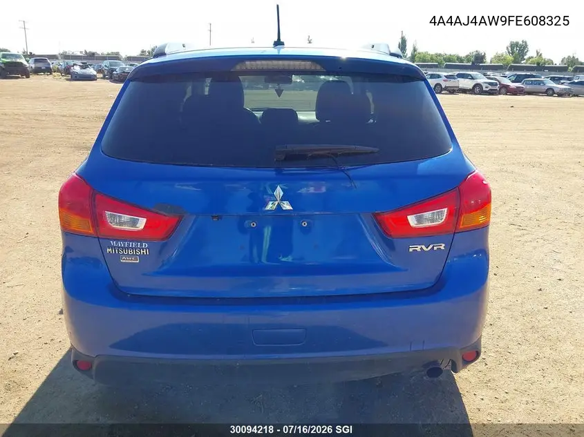 2015 Mitsubishi Rvr Gt VIN: 4A4AJ4AW9FE608325 Lot: 30094218