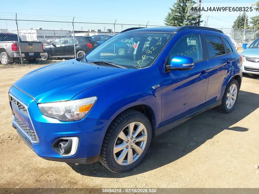 2015 Mitsubishi Rvr Gt VIN: 4A4AJ4AW9FE608325 Lot: 30094218